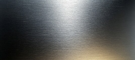 Polished metal steel surface texture background. Generative AI technology.	
