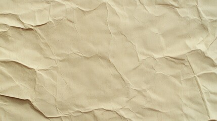 Wall Mural - Crinkled Beige Parchment Paper Texture