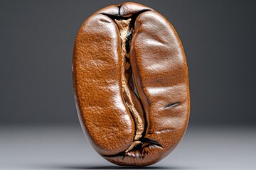 3D digital model of a coffee bean, allowing users to rotate and explore every texture and curve of the bean in a fully immersive, interactive environment