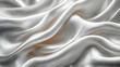 © Siasart Studio - Elegant White Silk Fabric Draped for Luxury Background