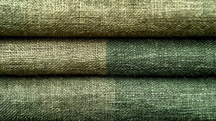 Sticker - Olive Green Fabric Textures for Design Applications