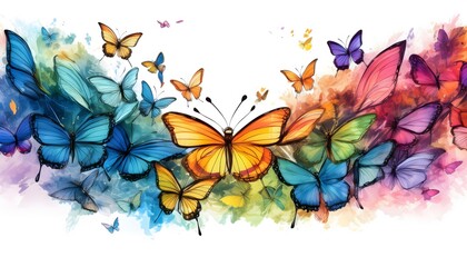 A Colorful Symphony of Butterflies