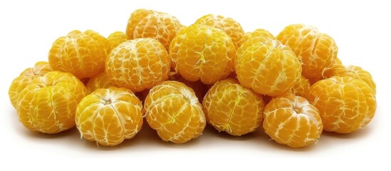 Sticker - Fresh Ripe Juicy Yellow Mandarin Heap