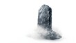 © Wuttichai - Crumbling Haunted Gravestone Emanating Otherworldly Mist in Empty Void