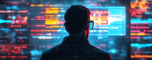 Poster - Software Programmer Or Coder Man