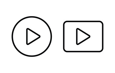 Poster - play icon, play sign vector