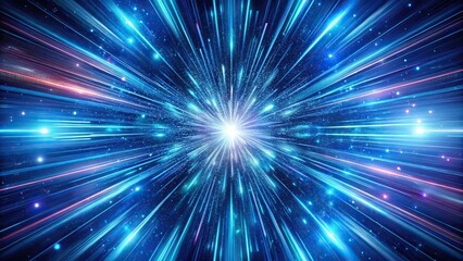 Wall Mural - a mesmerizing macro view of a futuristic space warp hyperspace background