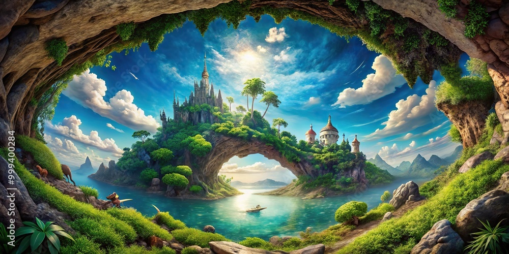 A unique perspective on a hidden world Stock Photo | Adobe Stock