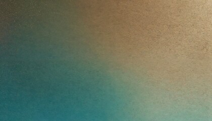 Wall Mural - beige, bronze, teal green, blue grainy gradient background pastel noise texture