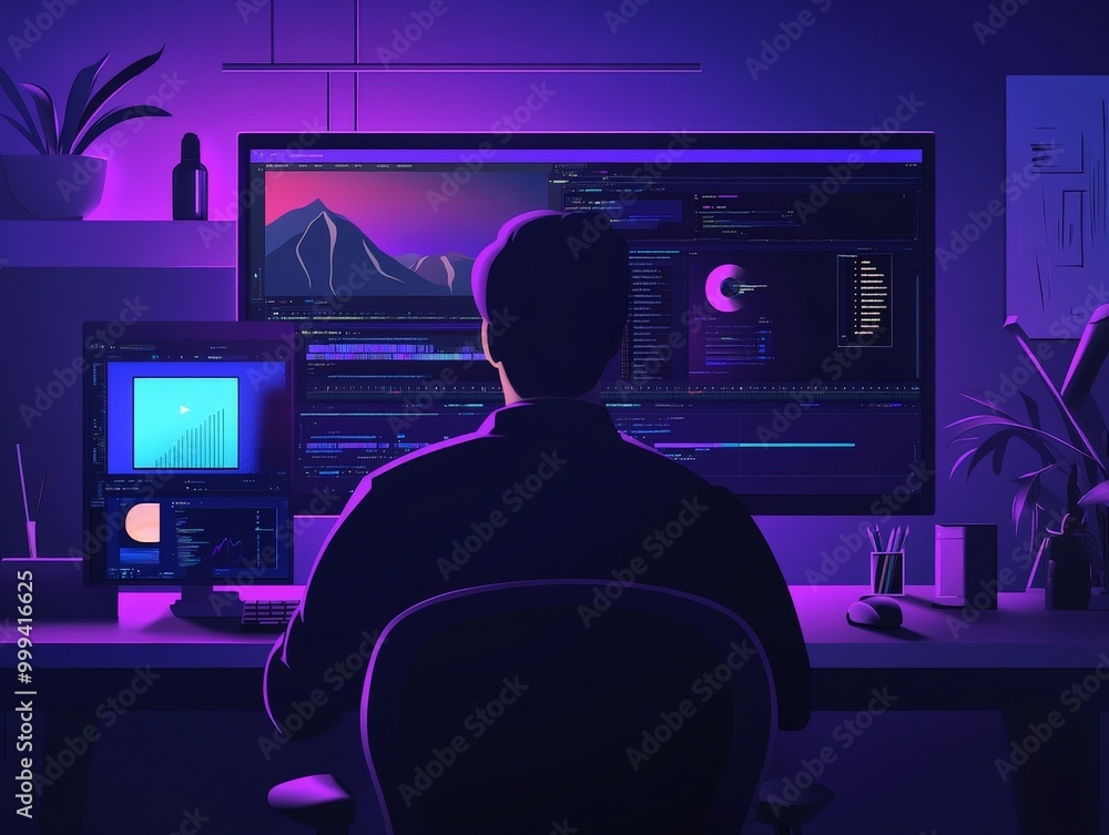 Motion graphics designers creating explainer videos with smooth
