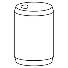 Poster - drink can vector illustration