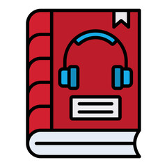 Canvas Print - Audio book Icon