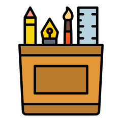 Poster - Pencil case Icon