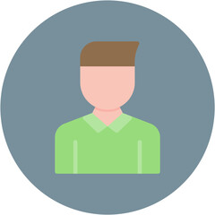 Poster - Teenager Male icon vector image. Can be used for Generation Gap.