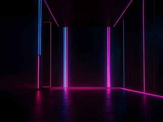 a neon background 4k