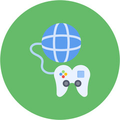 Poster - Internet Game icon vector image. Can be used for Game Design.