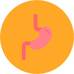 Wall Mural - Esophagus icon vector image. Can be used for Human Anatomy.