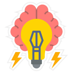 Sticker - Brainstorm Icon