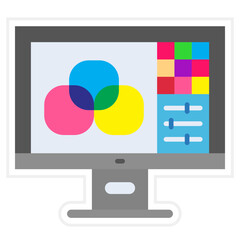 Sticker - Colours Icon