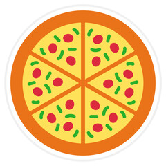 Sticker - Pizza Icon