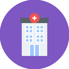 Poster - Rehab Clinic icon vector image. Can be used for Addiction.