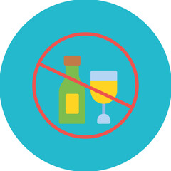 Poster - Sober icon vector image. Can be used for Addiction.