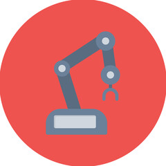 Sticker - Robotics icon vector image. Can be used for Cyberpunk.