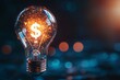 © grey - A glowing lightbulb with a dollar sign icon inside, representing profitable ideas or financial success.