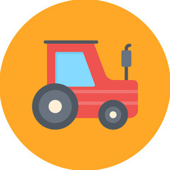 Poster - Tractor icon vector image. Can be used for Agriculture.