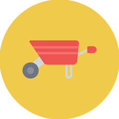 Poster - Wheelbarrow icon vector image. Can be used for Agriculture.