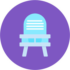 Poster - High Chair Line Icon