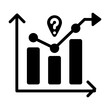 © Prosymbols - A filled style icon of data forecasting