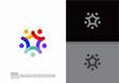 © iqbal - abstract people and human with star logo design vector