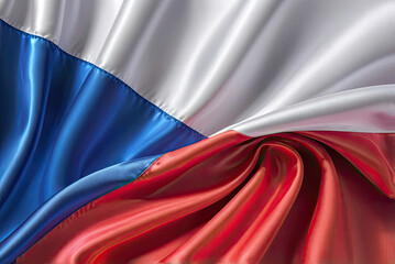 Wall Mural - czech flag for national Day or Independence Day of czech republic