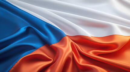 Wall Mural - czech flag for national Day or Independence Day of czech republic