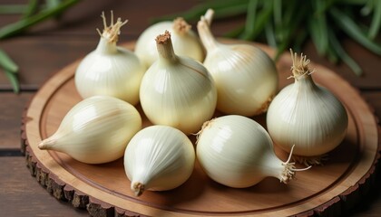  Freshly harvested garlic bulbs ready for culinary adventures