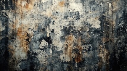 Sticker - Haunted Grunge Cement Background for Scary Designs