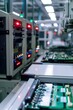 © Alena - Industrial setting with machinery and electronics production line in operation