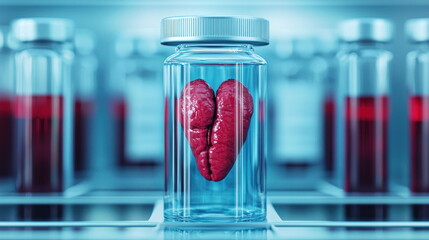 Aufkleber - Heart in a Jar.