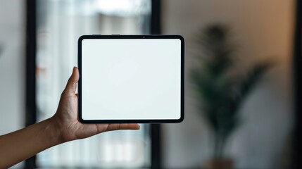 Poster - Hand Holding a Tablet