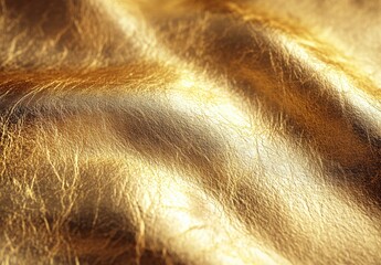 Gold Leather Texture.