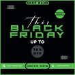 © MonirulShihab94 - A vibrant and eye-catching Black Friday design showcasing bold sale banners, shopping bags, and discount tags, all set against a festive, high-energy backdrop