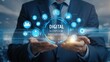 © sitifatimah - Businessman showcasing digital ecosystem innovations, emphasizing technology's role in growth and strategy within modern enterprises