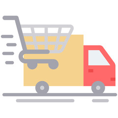 Sticker - Fast Delivery Icon