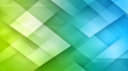 Wall Mural - colorful geometric pattern with green and blue hues creating a seamless design suitable for backgrou