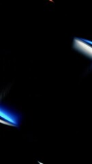 Wall Mural - wavy dynamic surface, abstract colorful texture with neon wave ripples flowing on black background, 