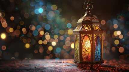 Sticker - glowing lattern for Ramadan festival