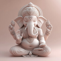 Sticker - beautiful statue of lord ganesha