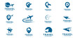 © Febrian - Set of Travel agency logo design vector, Travel logo icon collections