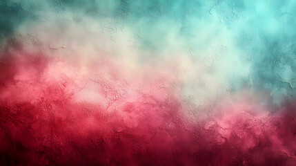 Canvas Print - Abstract Gradient Texture: Red and Blue Hues on a Rough Surface